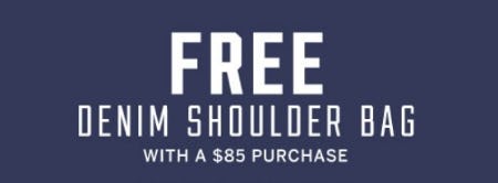 Free Denim Shoulder Bag With a $85 Purchase from Victoria's Secret