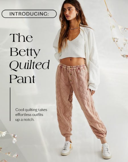 Introducing: The Belly Quilted Pant from Free People