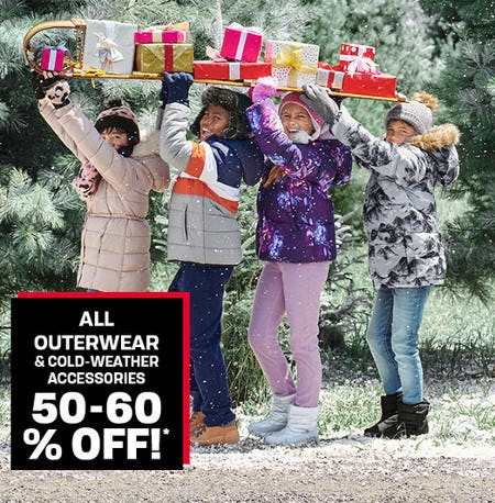 All Outerwear and Cold-Weather Accessories 50-60% Off