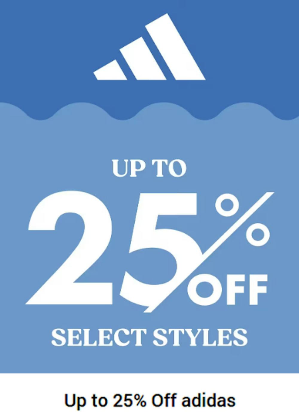 Up to 25% Off adidas