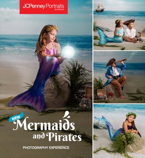Glenbrook Square ::: JCPenney Portraits Mermaids & Pirates Event!