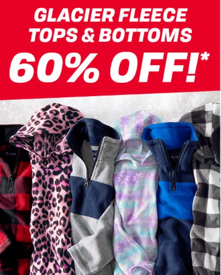 Glacier Fleece Tops and Bottoms 60% Off from The Children's Place