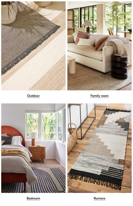 A Great Rug in Every Room from West Elm