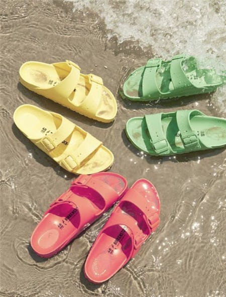 New Birkenstock styles arriving now! from Tradehome Shoes