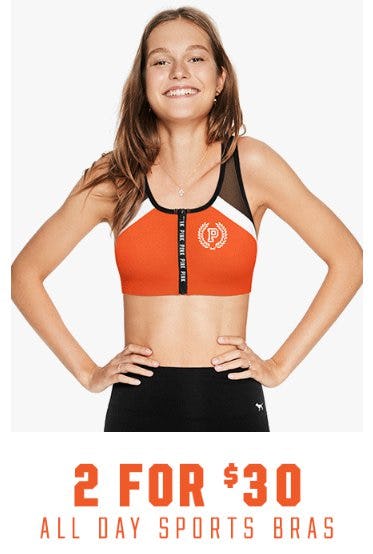 2 for $30 All Day Sports Bras from Victoria's Secret