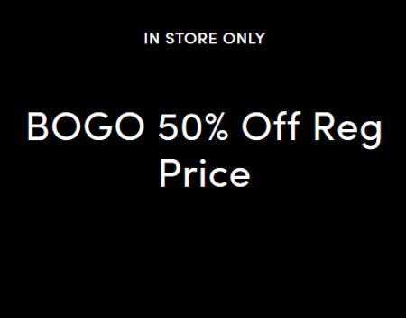 BOGO 50% Off Regular Price