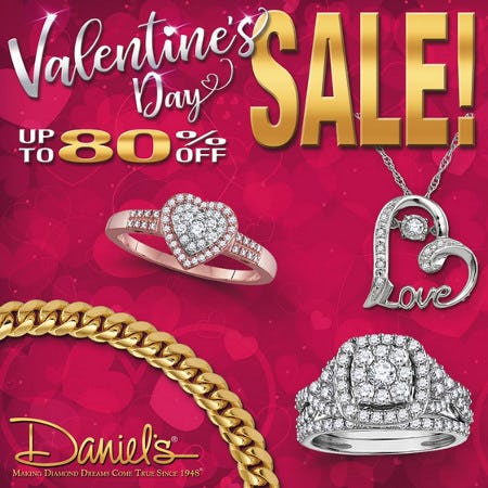 Daniel's Jewelers Valentine's Day Sale from Daniel's Jewelers