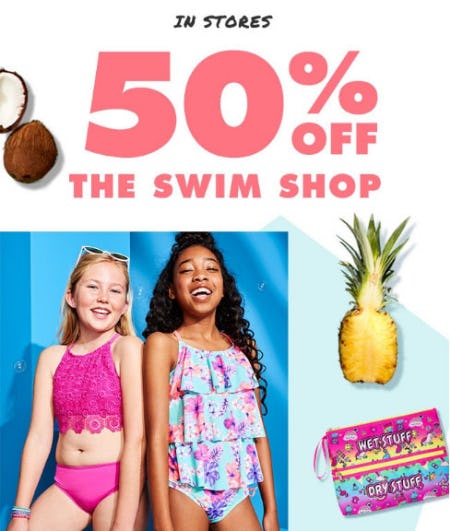 50% Off The Swim Shop from Justice