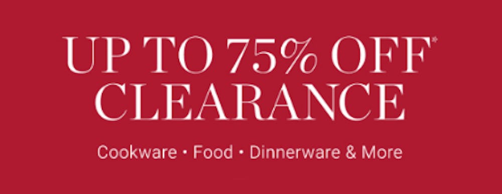 Up to 75% Off Clearance