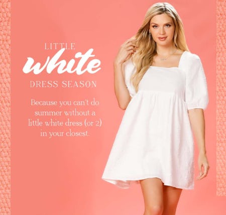 OOTD: Little White Dress
