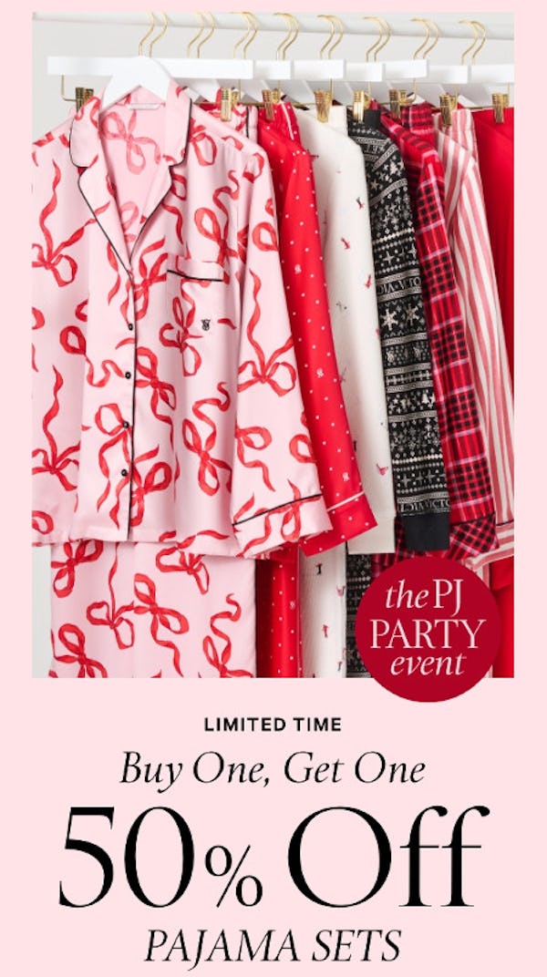 Buy One, Get One 50% off Pajama Sets