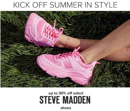 Up to 30% Off Select Steve Madden Shoes from Belk