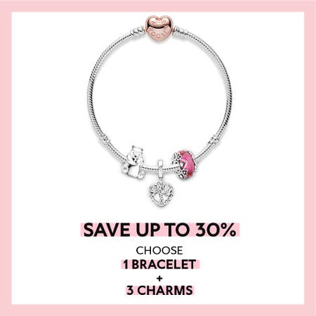 Save up to 30% and Build Your Own Bracelet Gift Set with Pandora.