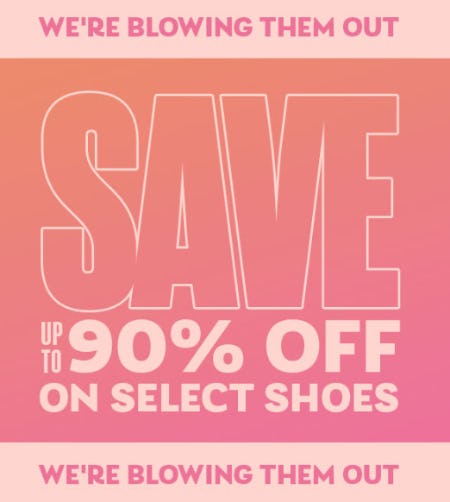 Save Up to 90% Off on Select Shoes from Shiekh