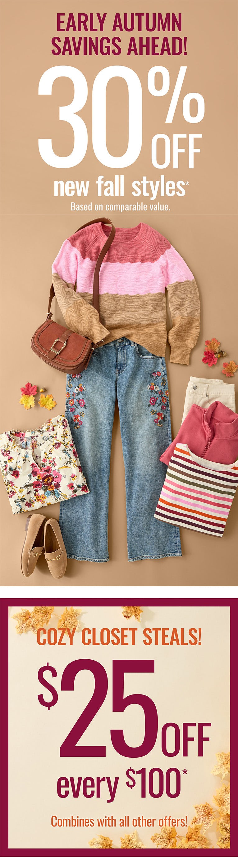 30% Off New Fall Styles