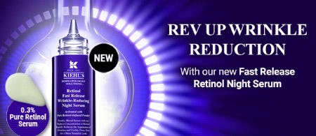 Our New Fast Release Retinol Night Serum from Kiehl's