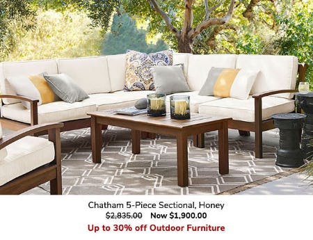 La Encantada Sales Pottery Barn Up To 30 Off Outdoor Furniture