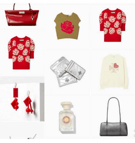 Valentine's Day Presents from Tory Burch