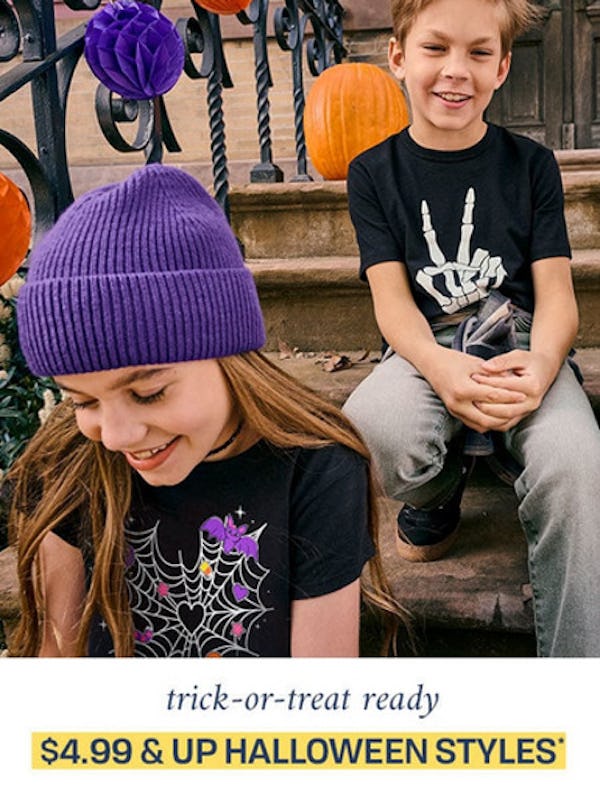 Halloween Styles $4.99 and Up