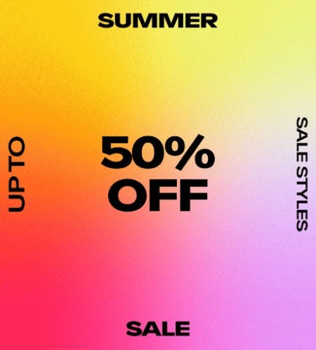 Up to 50% Off Summer Sale from ALDO