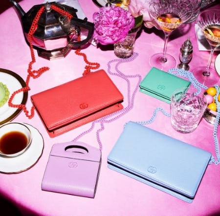 GG Wallets in Colorful Hues from Gucci