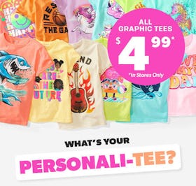 All Graphic Tees $4.99