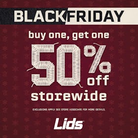 Buy One Get One 50% Off at Lids