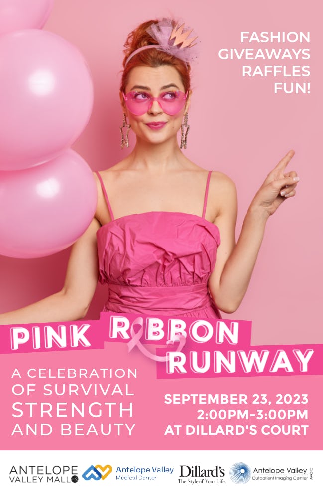 pink ribbon runway
