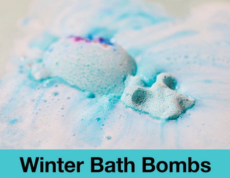 Winter Bath Bombs