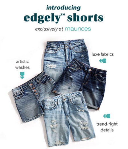 Introducing: Edgely Shorts from maurices