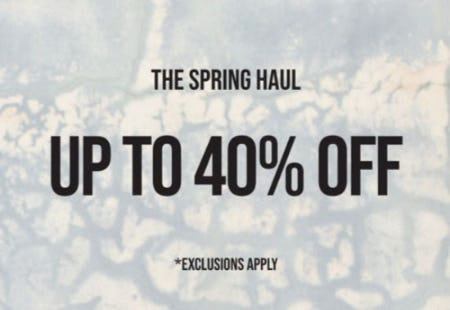 The Spring Haul Up to 40% Off from Lucky Brand Jeans