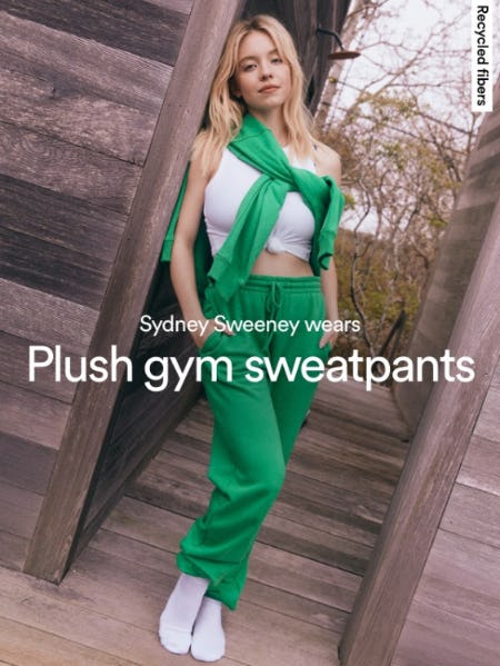 Your New Uniform: Plush Gym Sweatpants from Cotton On