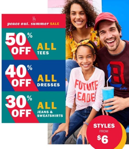 Summer Sale from Old Navy