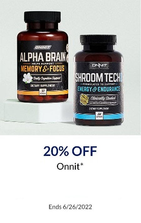 20% Off Onnit