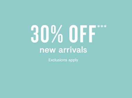 30% Off New Arrivals from Loft
