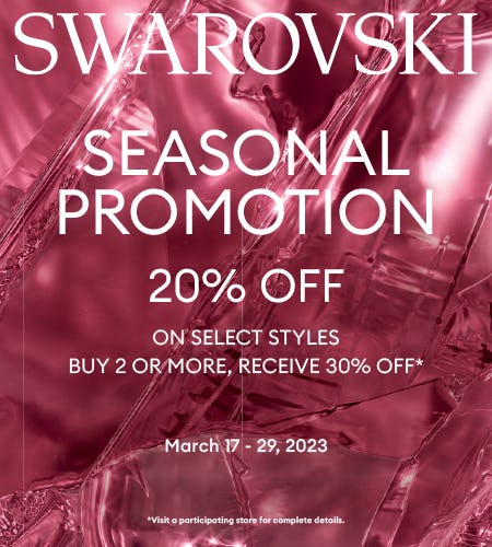 Mid-season Promotion from Swarovski