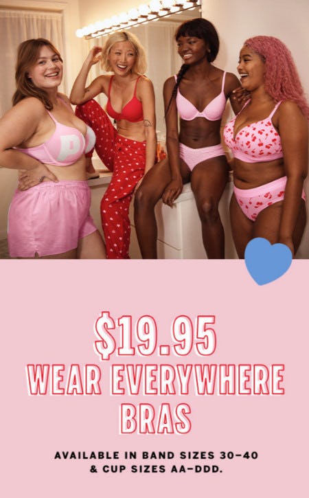 $19.95 Wear Everywhere Bras from Victoria's Secret