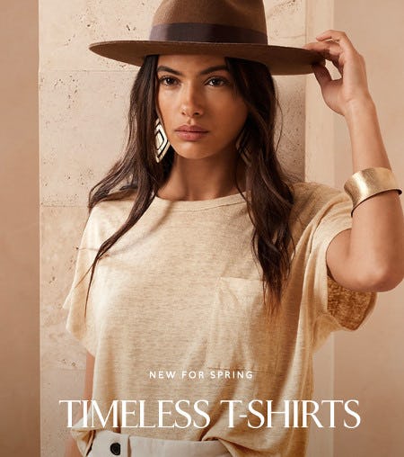 New for Spring: Timeless T-Shirts from Banana Republic