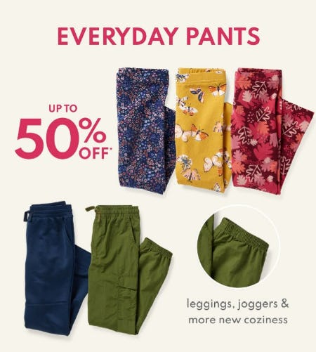 Up to 50% Off Pants from Carter's