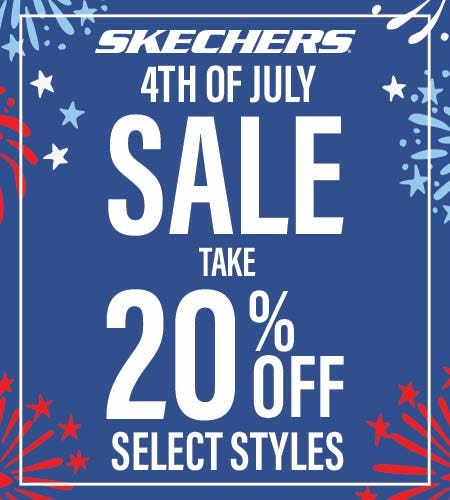 Skechers 4th of July Sale! Take 20% off select styles