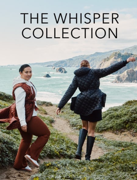 The Whisper Collection from Athleta