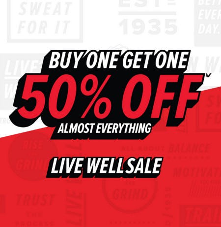Buy One, Get One 50% Off Almost Everything from GNC Live Well
