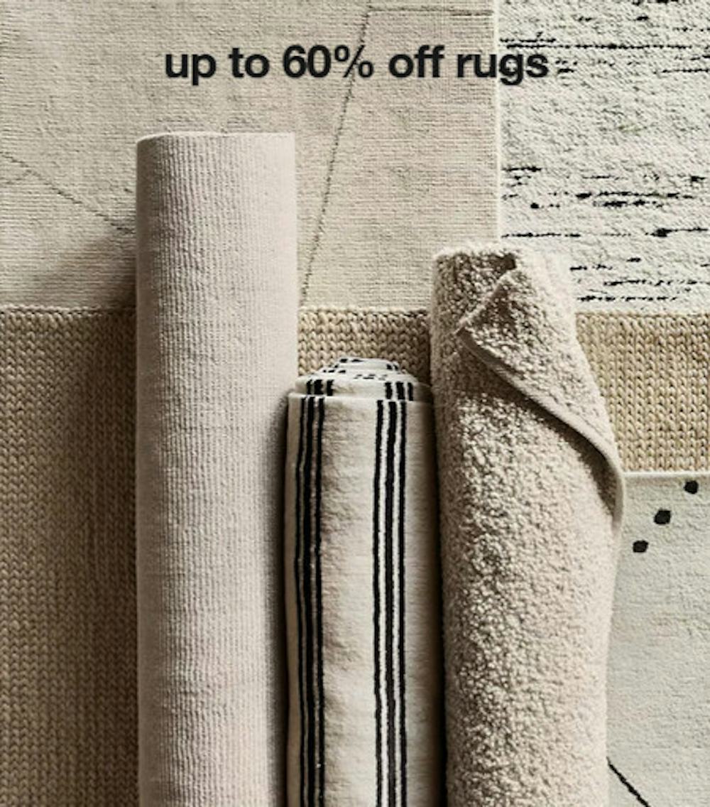 Up to 60% off Rugs