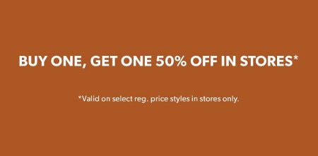 Buy One, Get One 50% Off from maurices