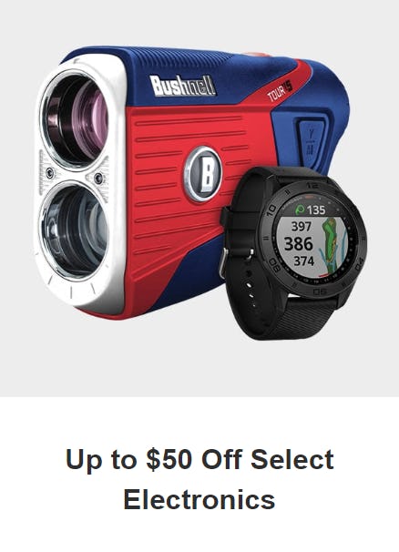 Up to $50 Off Select Electronics
