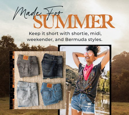 New Shorts for Summer from Buckle