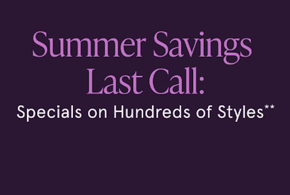 Summer Savings Last Call