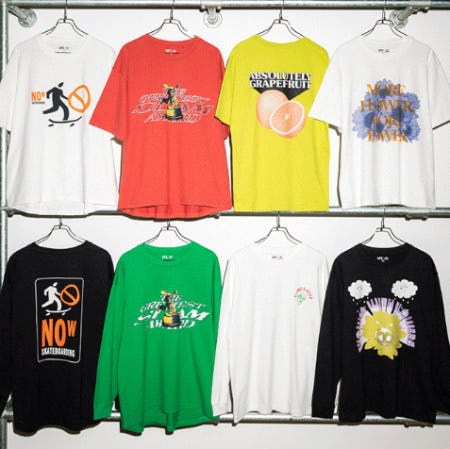 Just Arrived: Skater Graphic Tee Collection