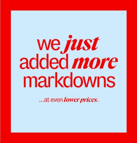 Just Added: More Markdowns from Marshalls
