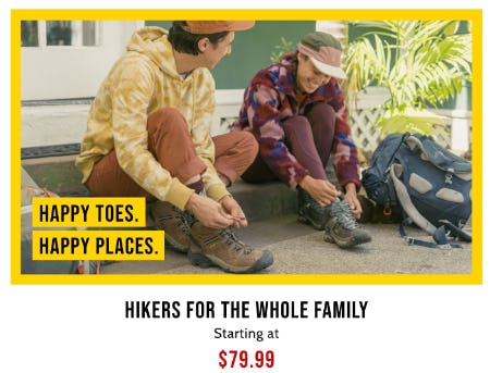Hikers for the Whole Family Starting at $79.99 from Reyn Spooner